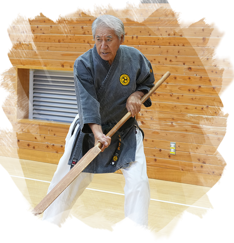 Kenyu Chinen Okiawa Kobudo - staż Kobudo Okinawa 2023