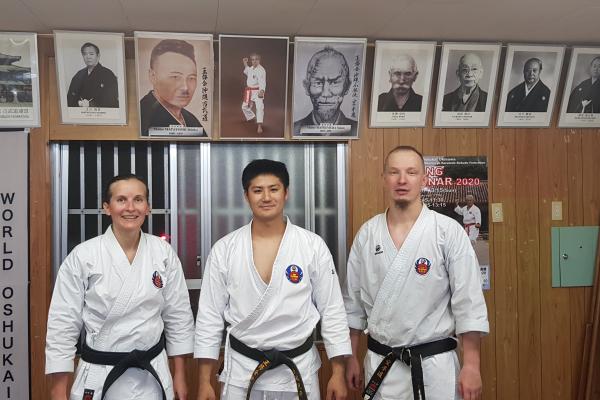 Trening z sensei Kouhei Oshiro Okianwa 2020